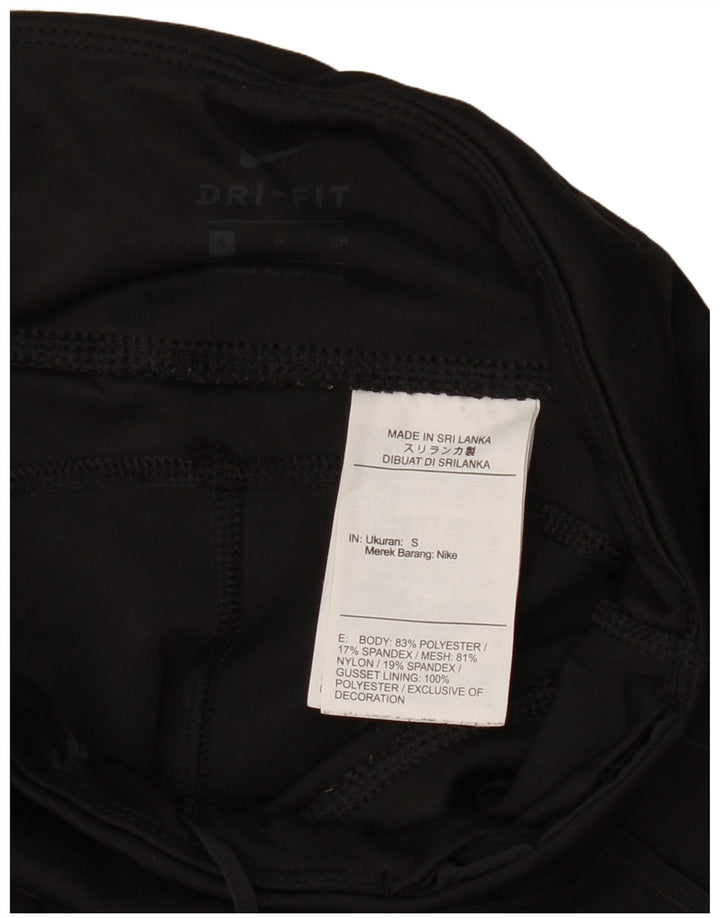 Leggings Nike Dri Fit da donna UK 8 Small Nero Poliestere