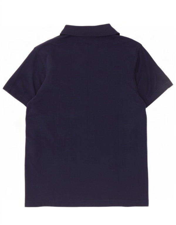 Polo da uomo Lacoste taglia 4 media in cotone blu navy