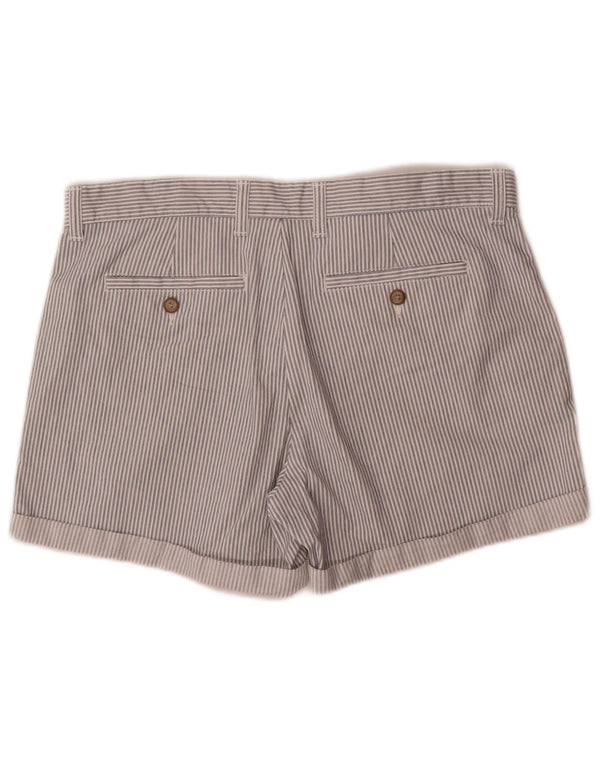 Pantaloncini chino Gap da donna Girlfriend UK 14 Large W34 cotone gessato bianco