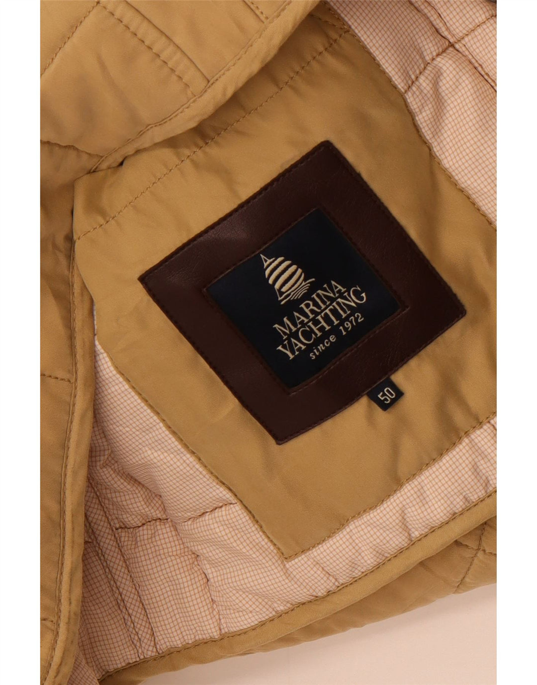 Gilet trapuntato da uomo Marina Yachting IT 50 Large Beige