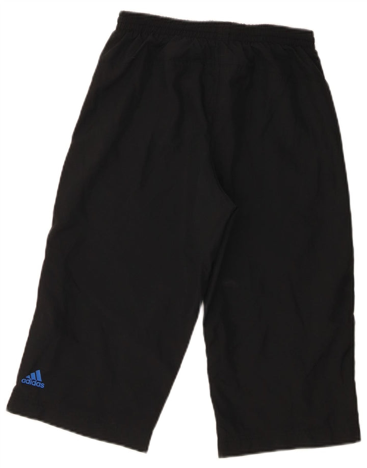 Pantaloncini sportivi Adidas da ragazzo con grafica 11-12 anni in poliestere nero