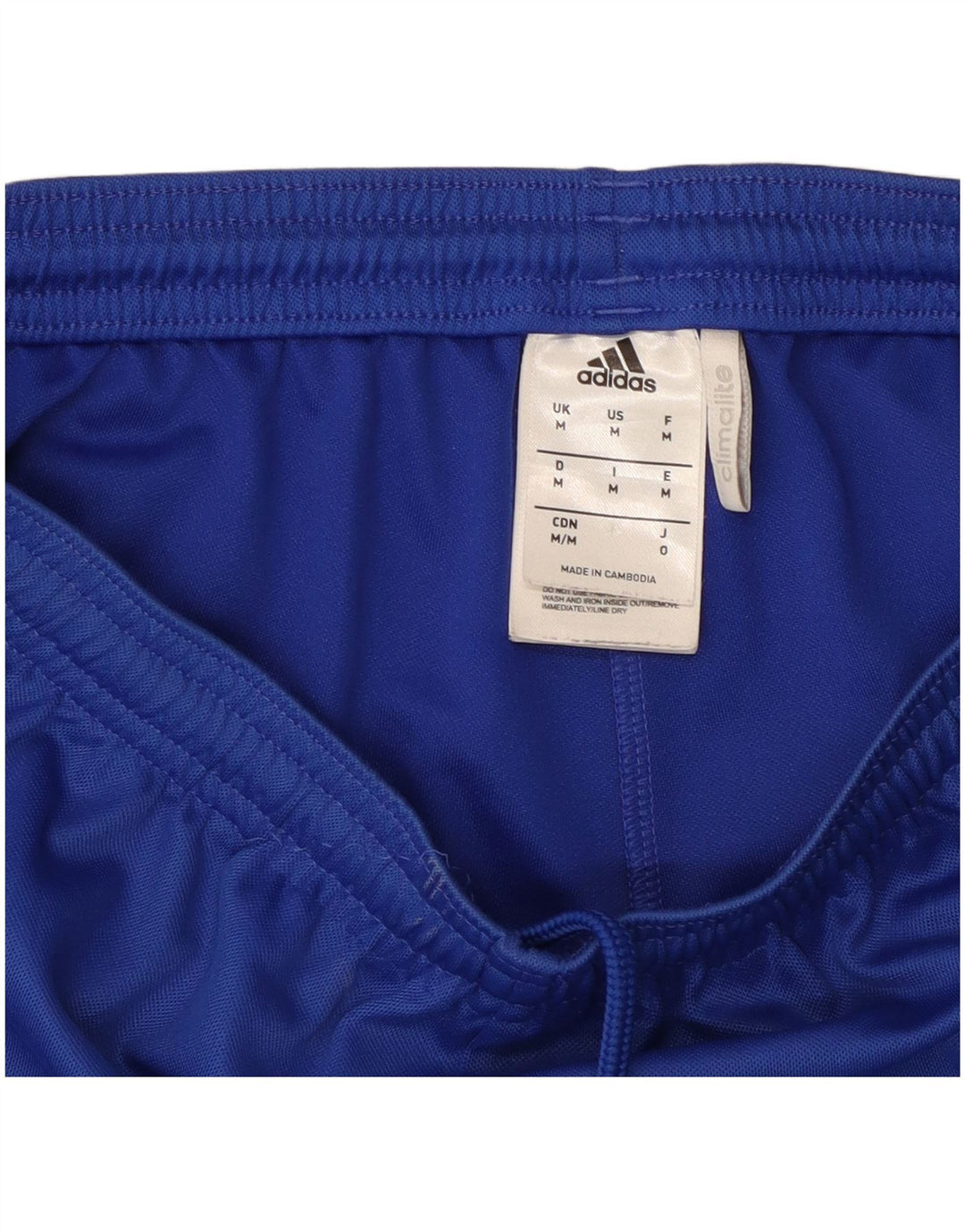 Pantaloncini sportivi ADIDAS Climalite da uomo blu medio in poliestere