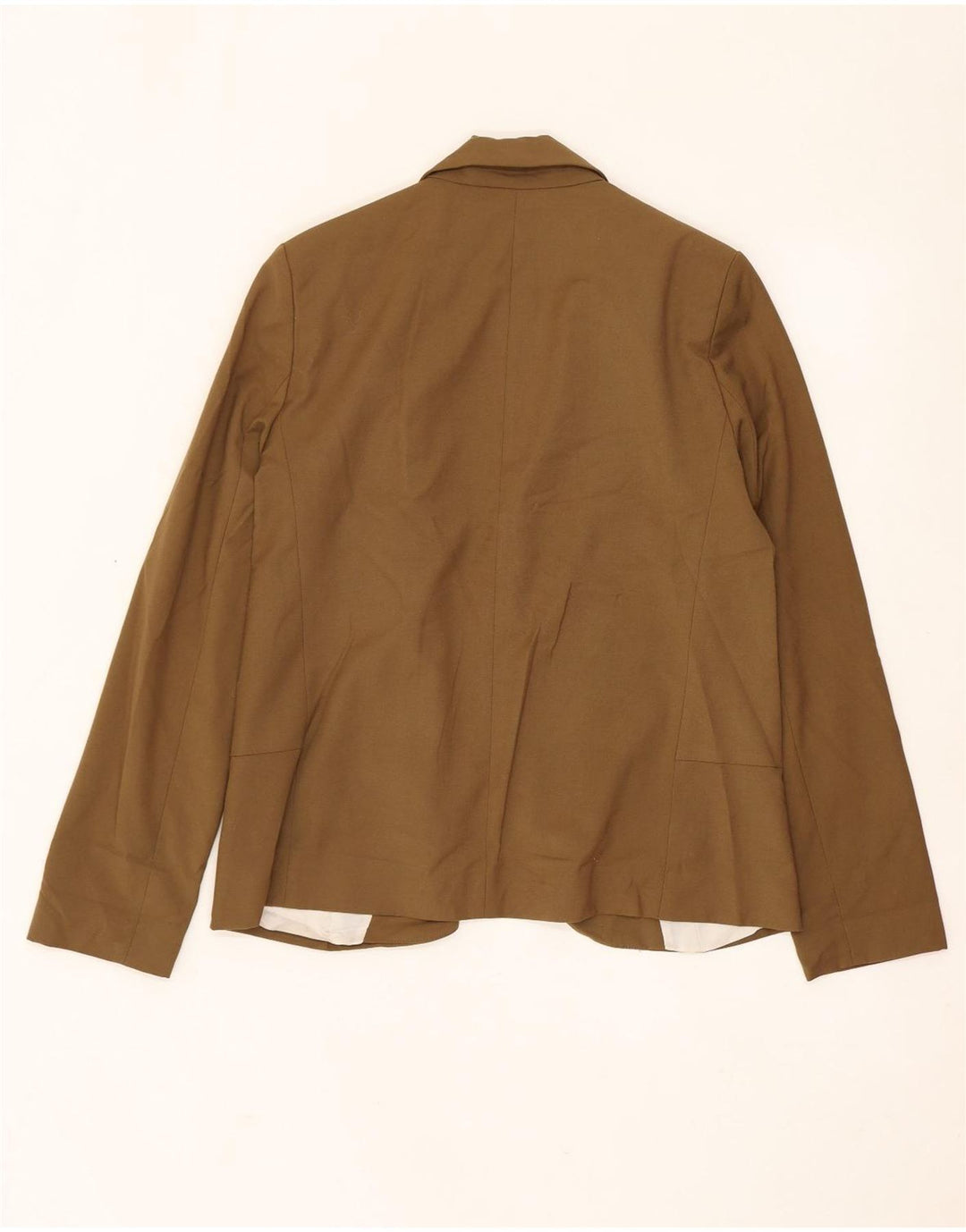 Giacca blazer oversize aperta da donna Topshop UK 10 piccola poliestere marrone