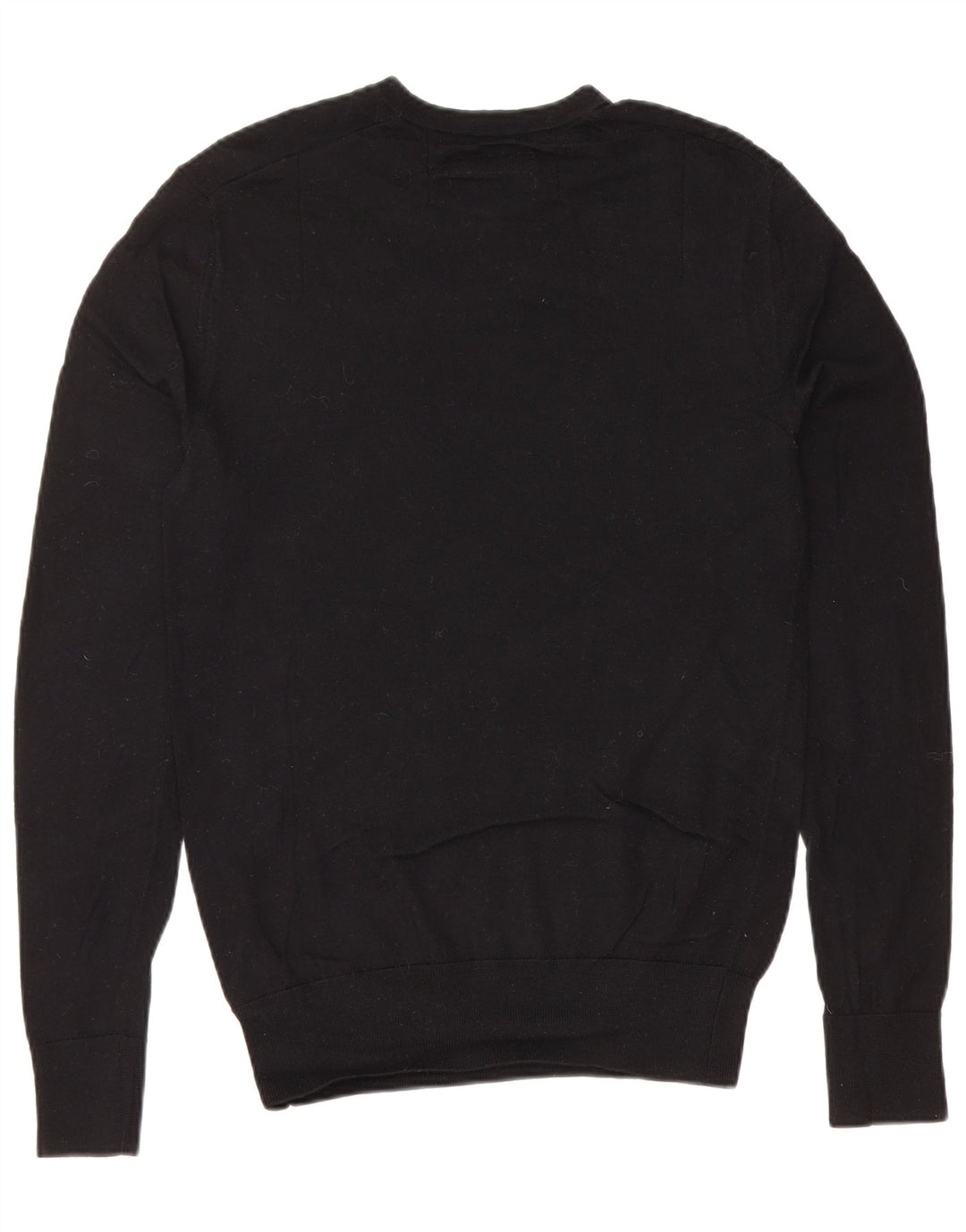 Maglione girocollo da uomo ALL SAINTS piccolo in lana merino nera