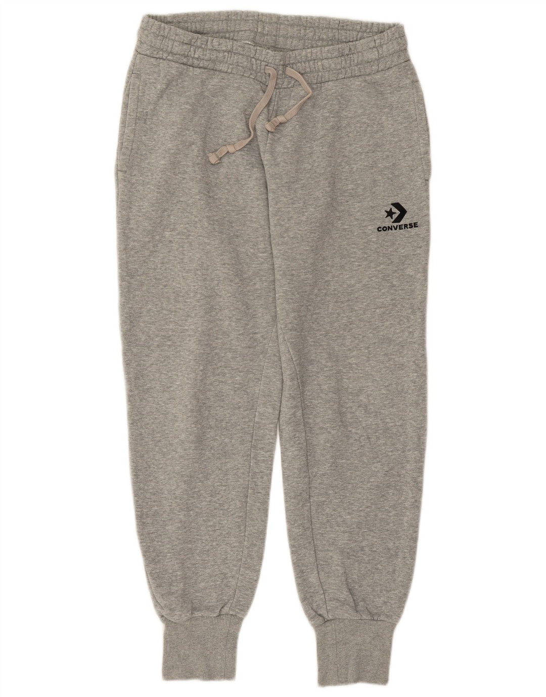 CONVERSE Pantaloni da tuta da donna Joggers UK 14 Cotone grigio medio