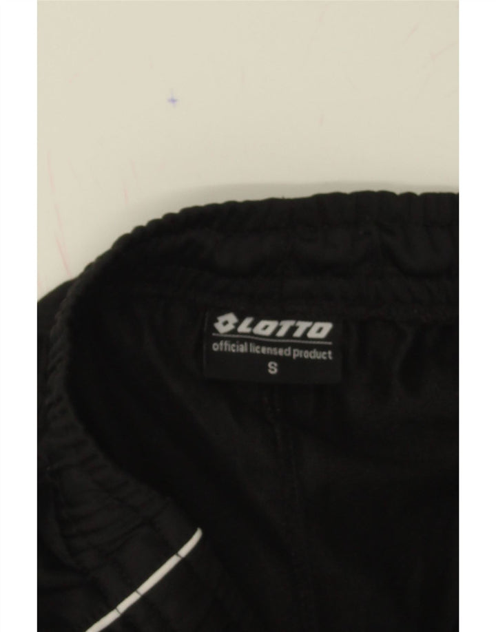 LOTTO Mens Tracksuit Trousers Small  Black Polyester Vintage Lotto and Second-Hand Lotto from Messina Hembry 
