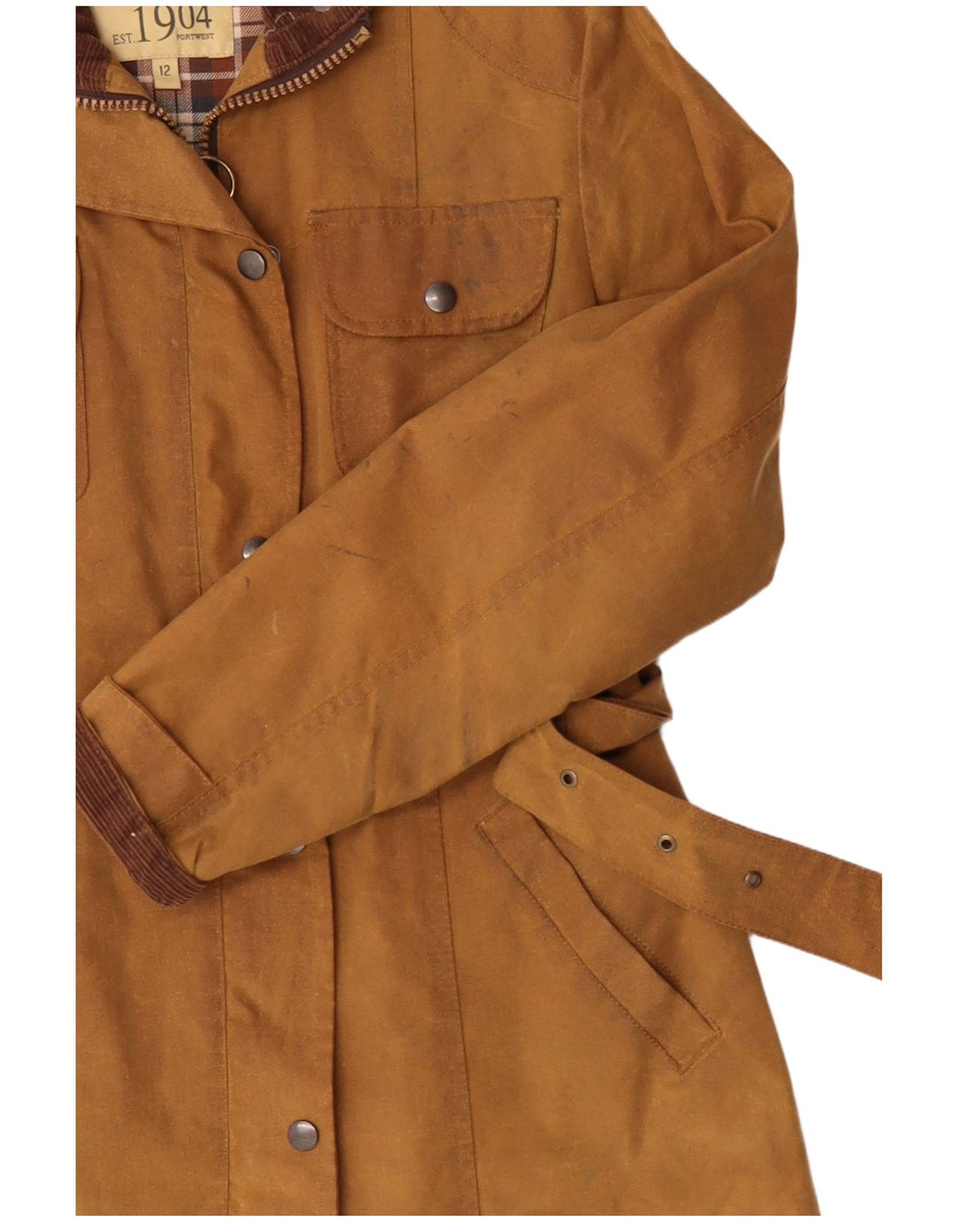 Giacca da donna in cotone cerato PORTWEST UK 12 Cotone beige medio