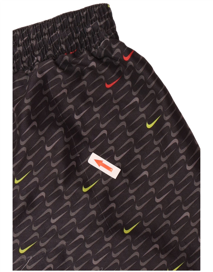 Pantaloncini da bagno Nike Graphic da uomo grandi grigi