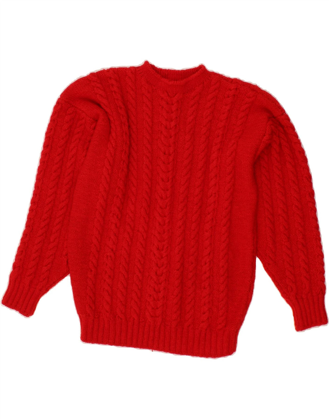 VINTAGE Womens Turtle Neck Jumper Sweater UK 16 Large Red Vintage Vintage and Second-Hand Vintage from Messina Hembry 