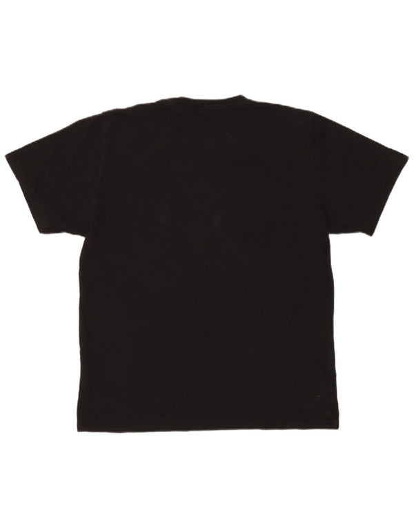 T-shirt grafica da uomo Carhartt Top grande in cotone nero