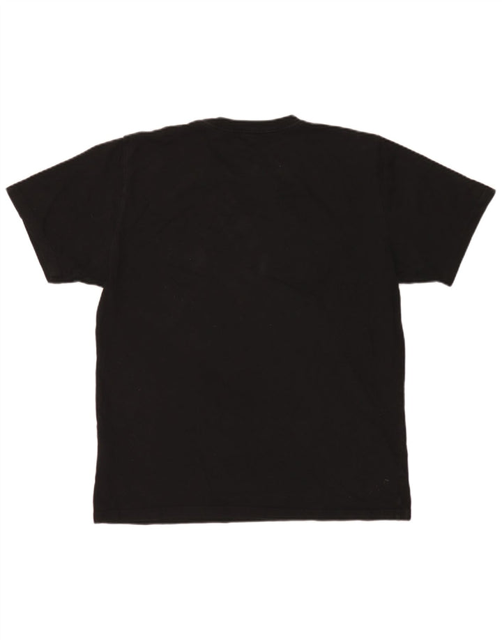 T-shirt grafica da uomo Carhartt Top grande in cotone nero