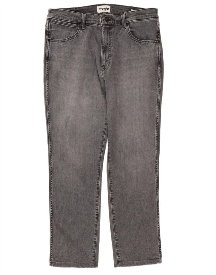 Jeans slim da uomo Larston WRANGLER W33 L27 cotone grigio