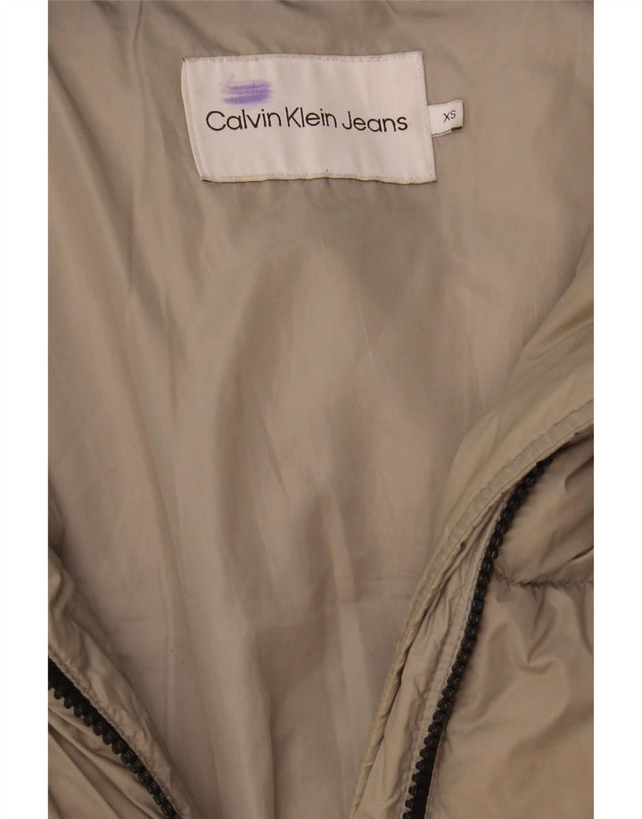 Giacca imbottita da uomo Calvin Klein Jeans UK 34 XS Beige Poliammide