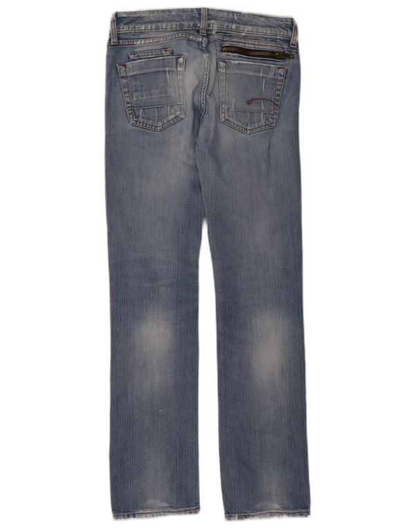 Jeans dritti da donna G-Star W27 L32 cotone blu