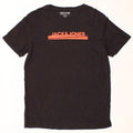 JACK & JONES Mens Graphic T-Shirt Top Medium Black Cotton Vintage Jack & Jones and Second-Hand Jack & Jones from Messina Hembry 