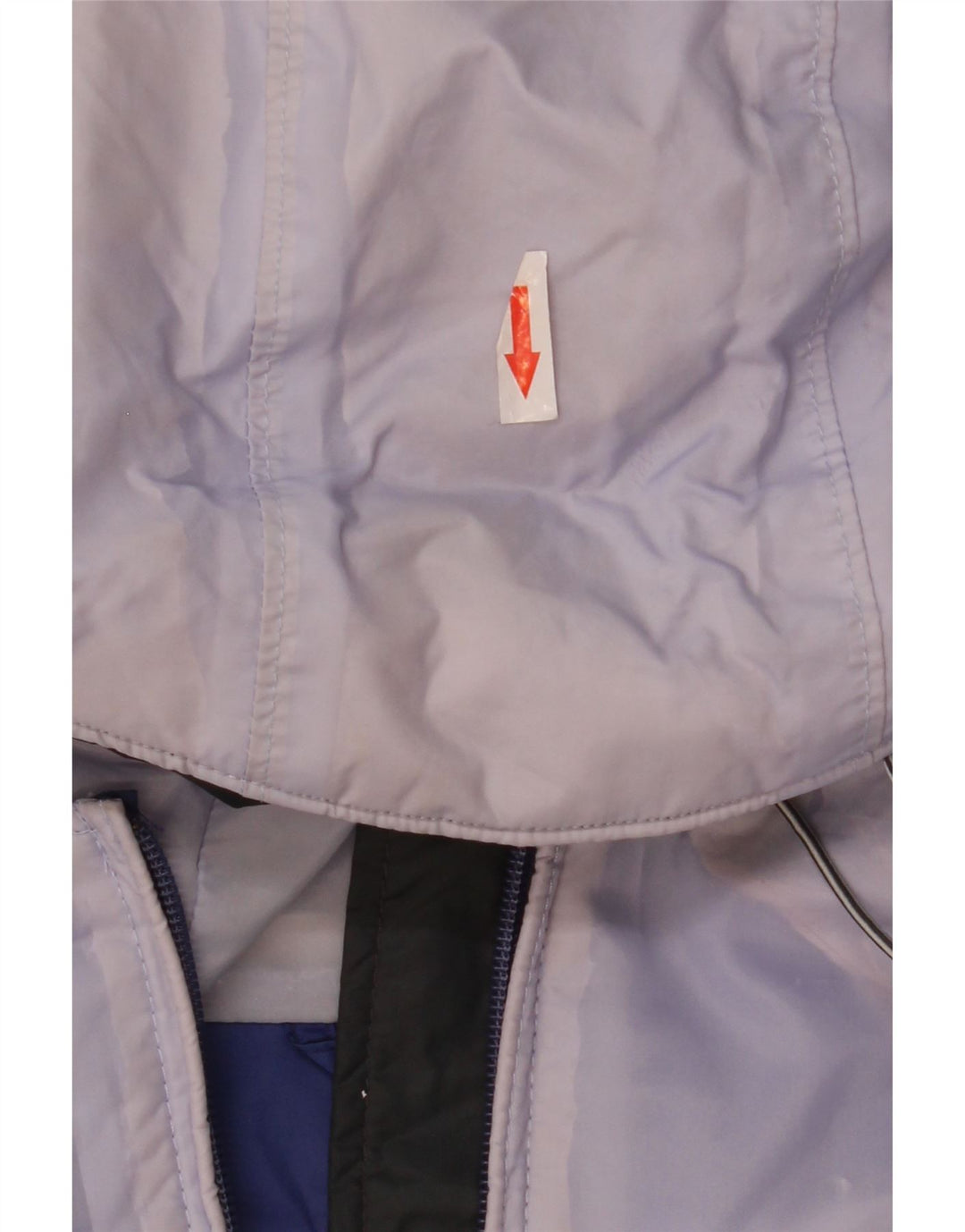 Giacca antipioggia da donna Columbia Omni-Tech con cappuccio UK 14 Colorblock blu medio