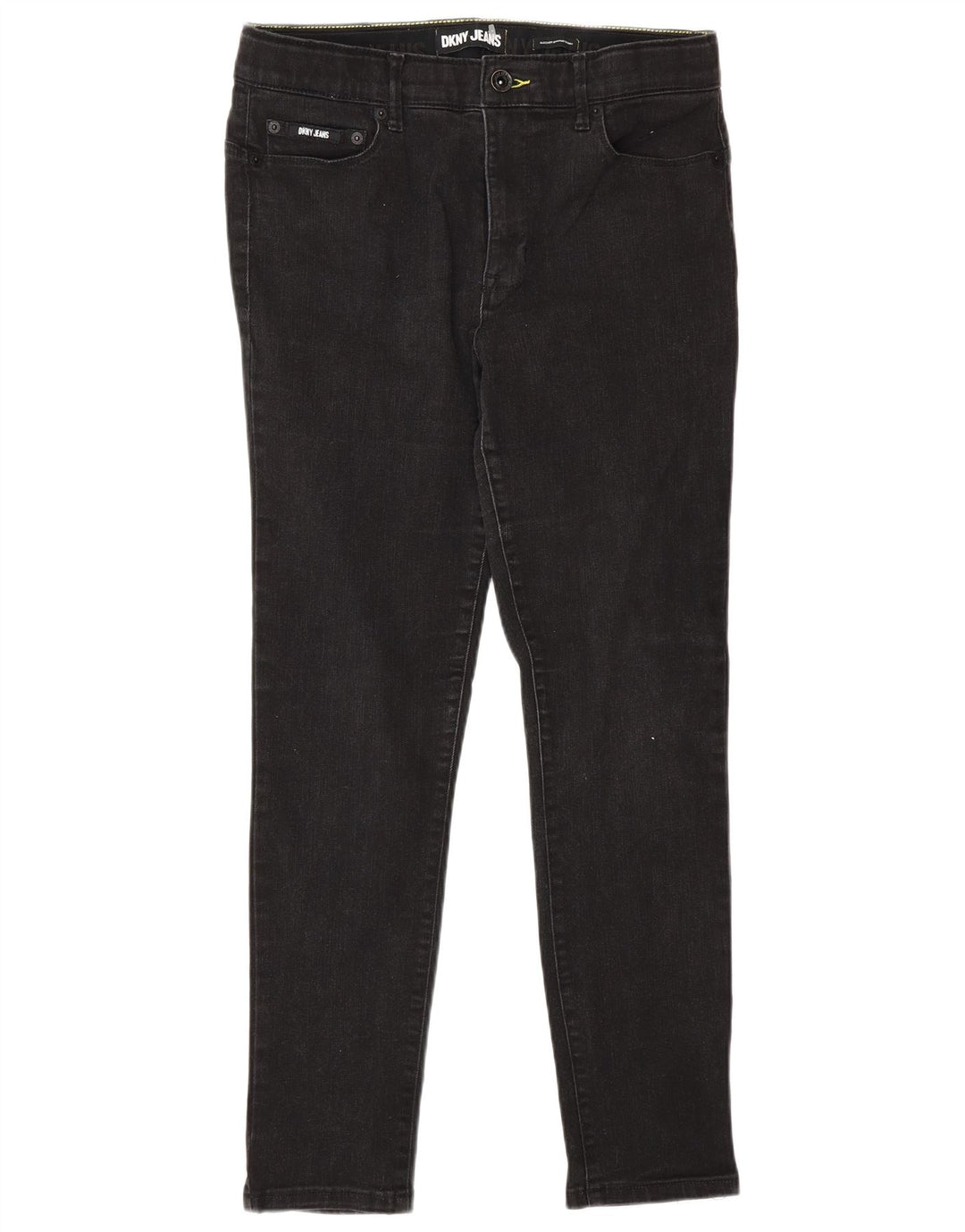 Jeans skinny modellanti Bleecker da donna Dkny W30 L28 cotone grigio