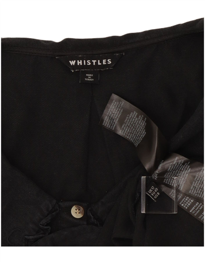 Camicetta corta da donna Whistle UK 12 Lycra nera media