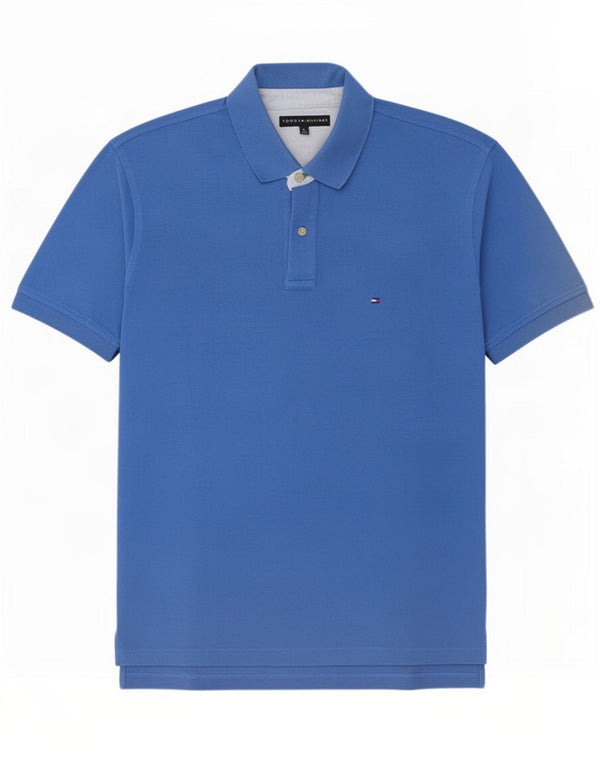 Polo da uomo Tommy Hilfiger XL in cotone blu