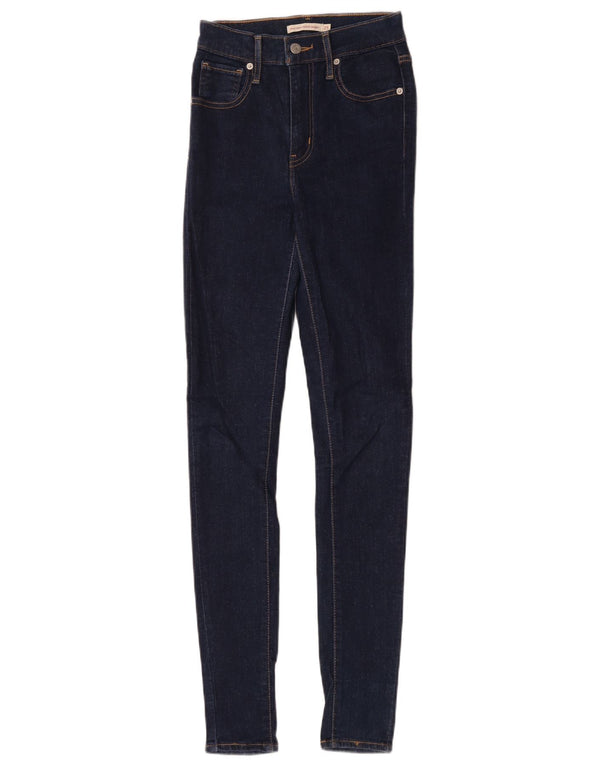 Jeans Levi's da donna Mile High Super Skinny W25 L31 cotone blu navy