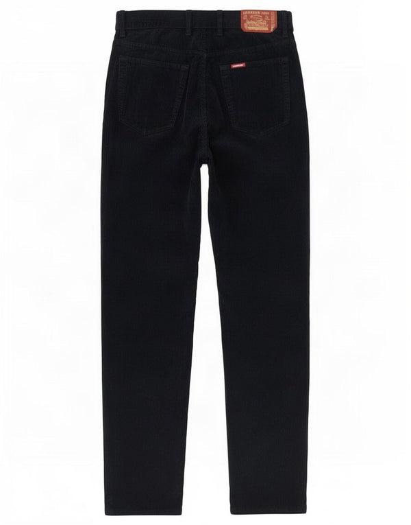 Pantaloni Carrera da uomo 700 regolari in velluto a coste IT 50 Large W34 L33 Blu Navy