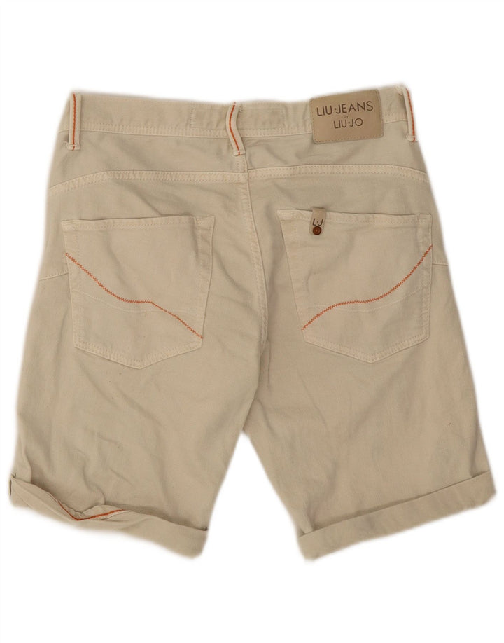 Pantaloncini casual regolari da uomo Liu Jo W31 in cotone beige medio