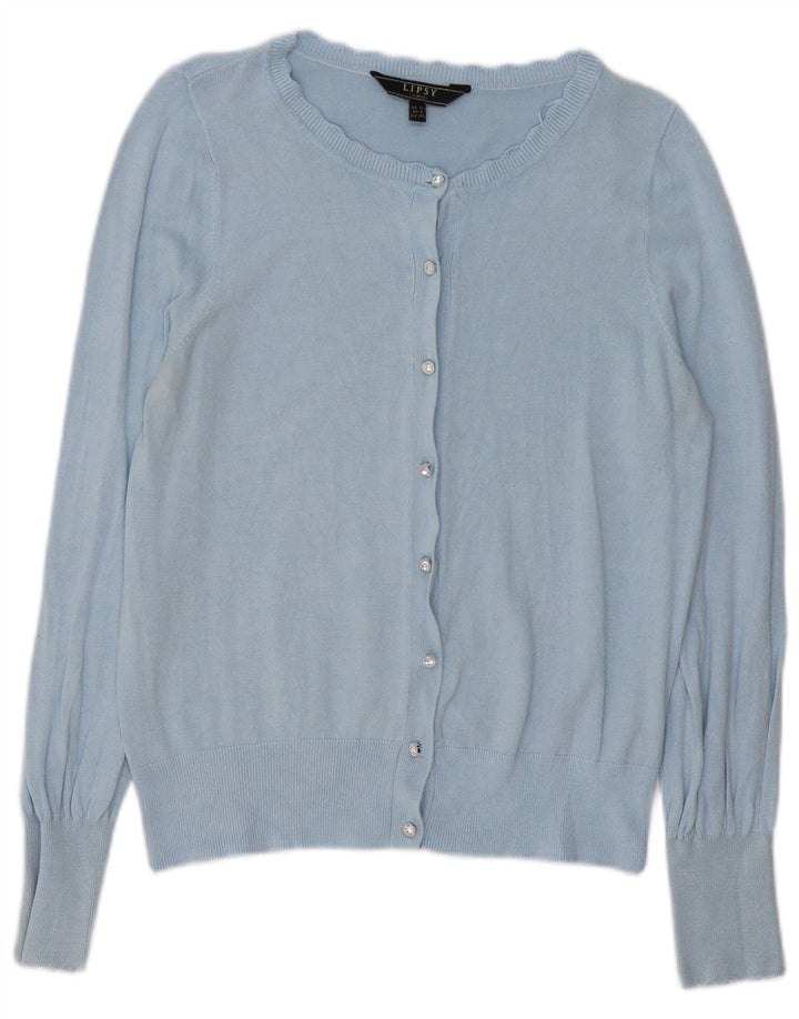 Maglione cardigan da donna LIPSY UK 12 Viscosa blu medio