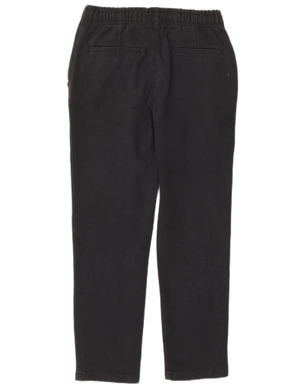 Pantaloni casual slim da uomo Zara piccoli W30 L28 cotone nero