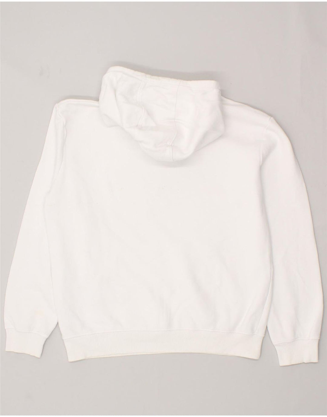 ELLESSE Womens Hoodie Jumper UK 12 Medium White Cotton Vintage Ellesse and Second-Hand Ellesse from Messina Hembry 