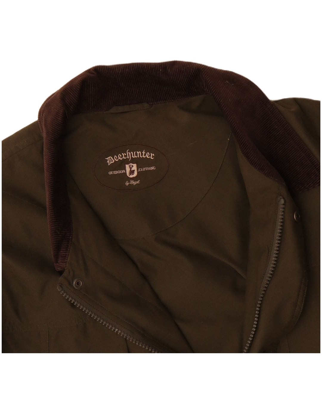 DEERHUNTER Giacca utilitaria da uomo UK 44 2XL Poliammide kaki