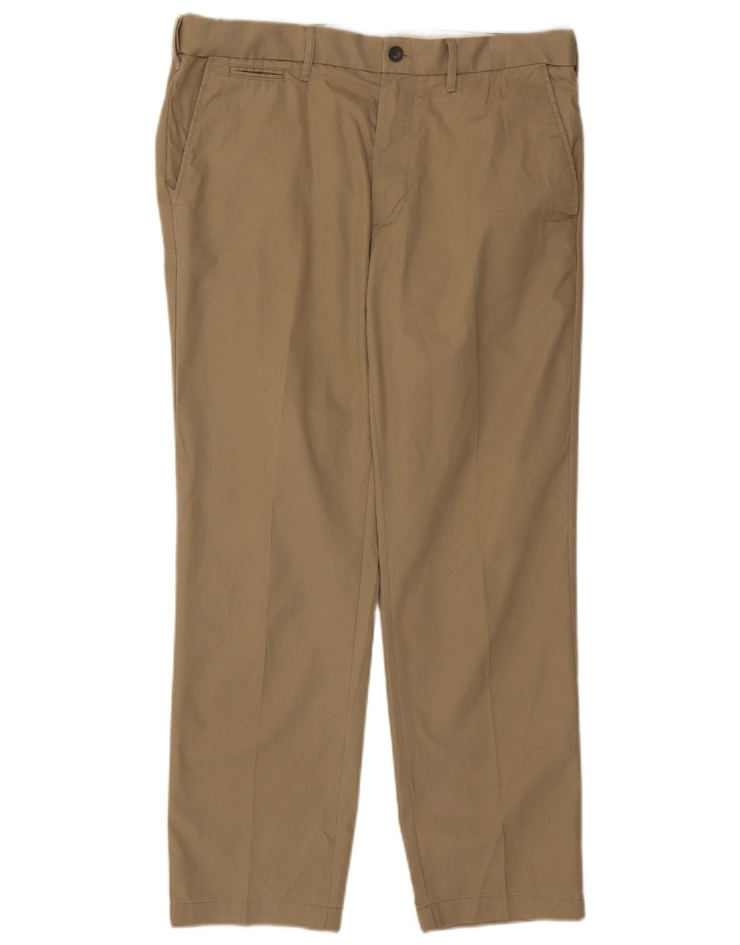 Pantaloni chino vestibilità regolare da uomo Marks & Spencer W36 L29 cotone beige