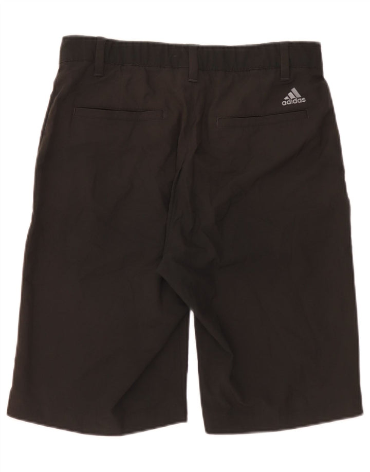 Pantaloncini chino da uomo Adidas W30 medio nero poliestere
