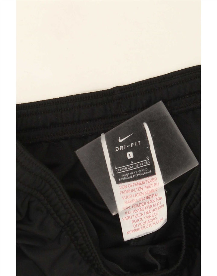 Pantaloni da tuta Nike da ragazzo Dri Fit 12-13 anni Large Nero Poliestere