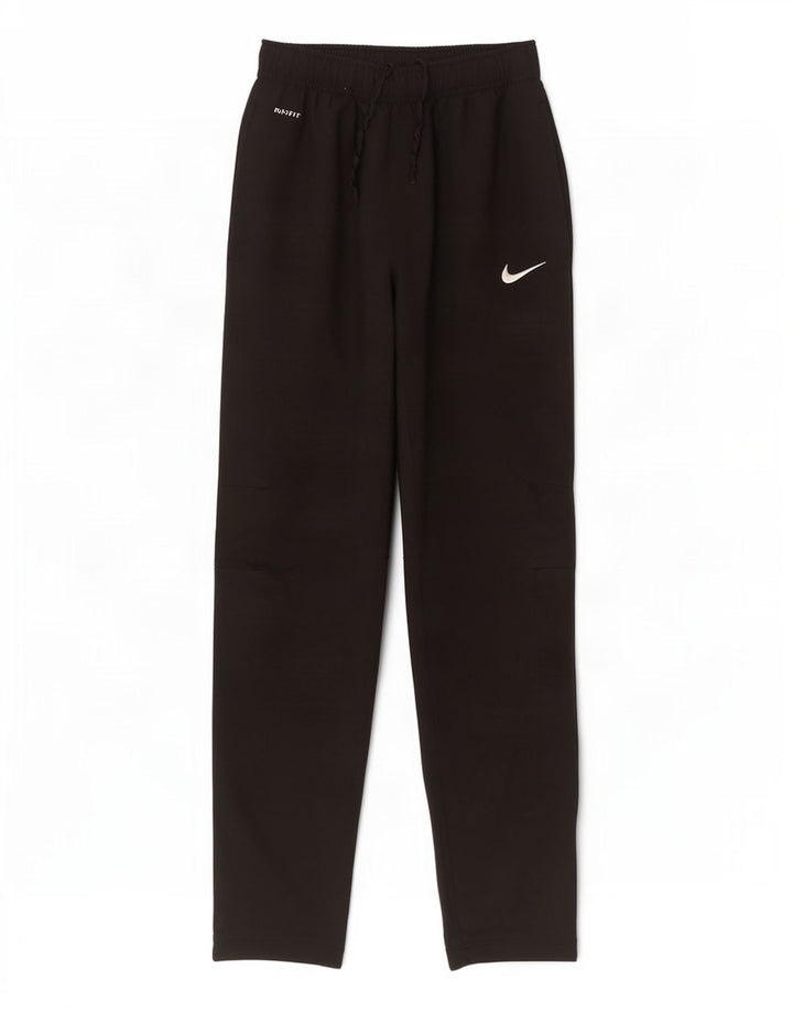 Pantaloni da tuta Nike da ragazzo Dri Fit 10-11 anni poliestere nero medio