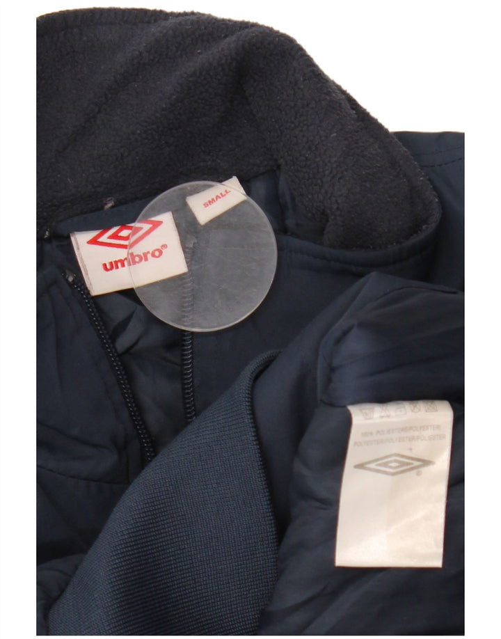 Giubbotto bomber da uomo UMBRO UK 36 piccolo poliestere blu navy