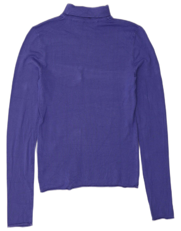 Top Zara da donna a maniche lunghe UK 8 Small viola