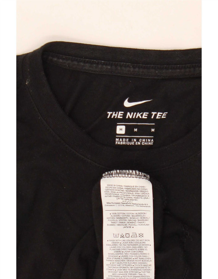 T-shirt da uomo Nike Top in cotone nero medio