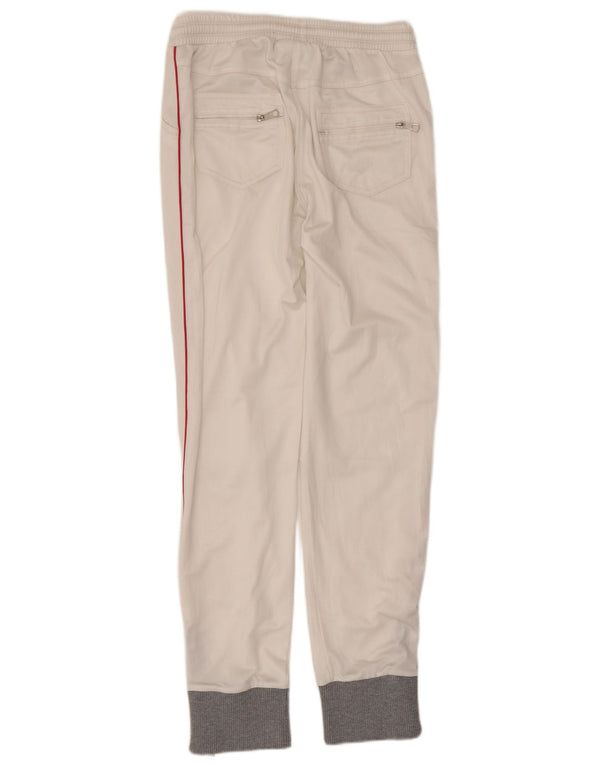 Champion Womens Tracksuit Trousers Joggers UK 12 Medium Off White Sports