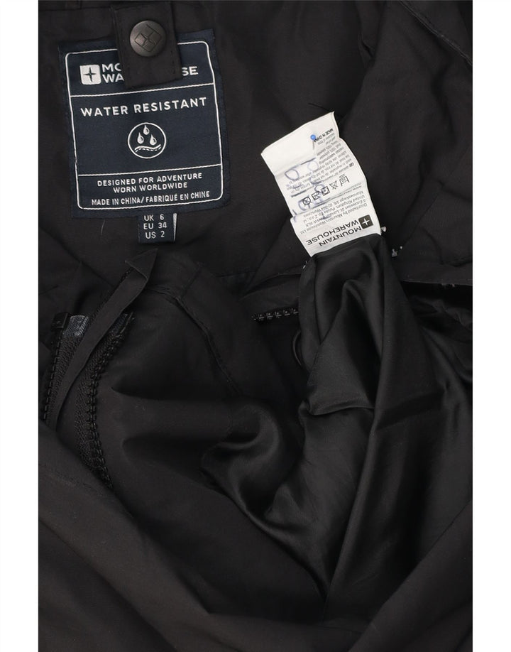 Giacca antipioggia con cappuccio da donna Mountain Warehouse UK 6 XS poliestere nero