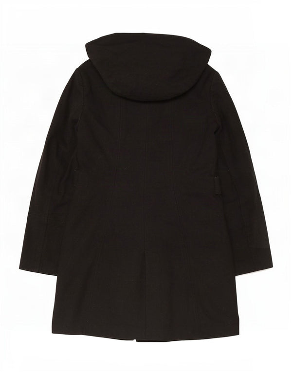 Giacca a vento con cappuccio da donna Zara UK 18 XL poliestere nero