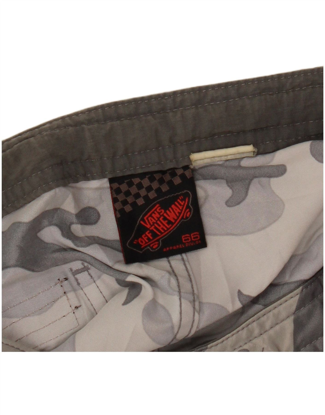 Pantaloncini casual da donna VANS W27 piccoli mimetici grigi