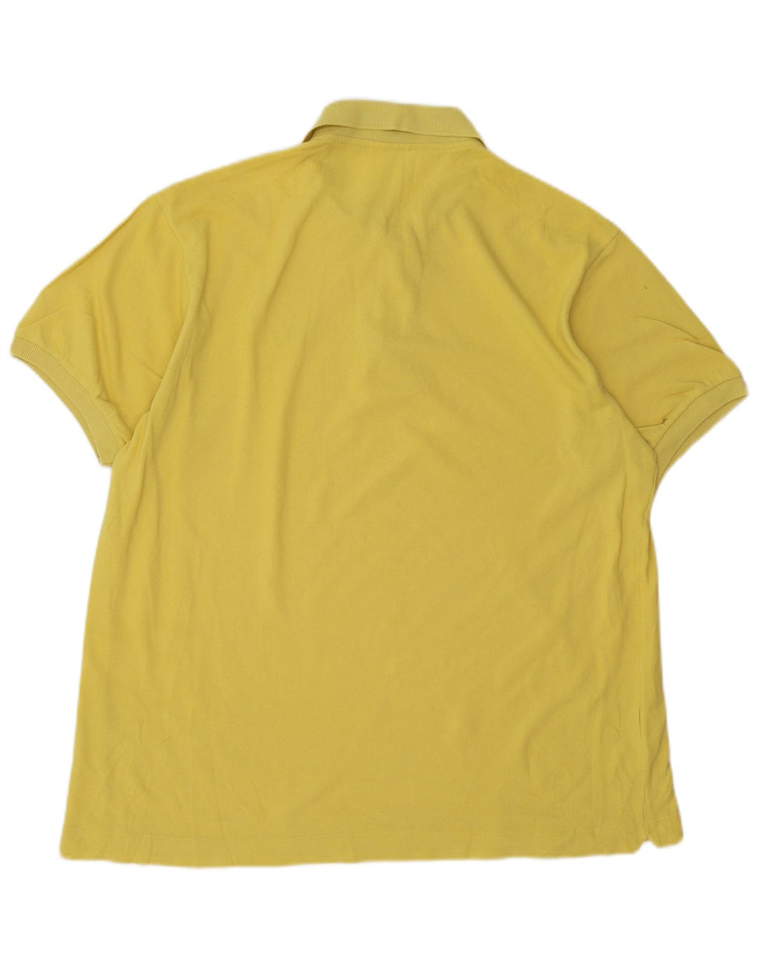 LACOSTE Mens Polo Shirt Size 6 XL Yellow Cotton Vintage Lacoste and Second-Hand Lacoste from Messina Hembry 