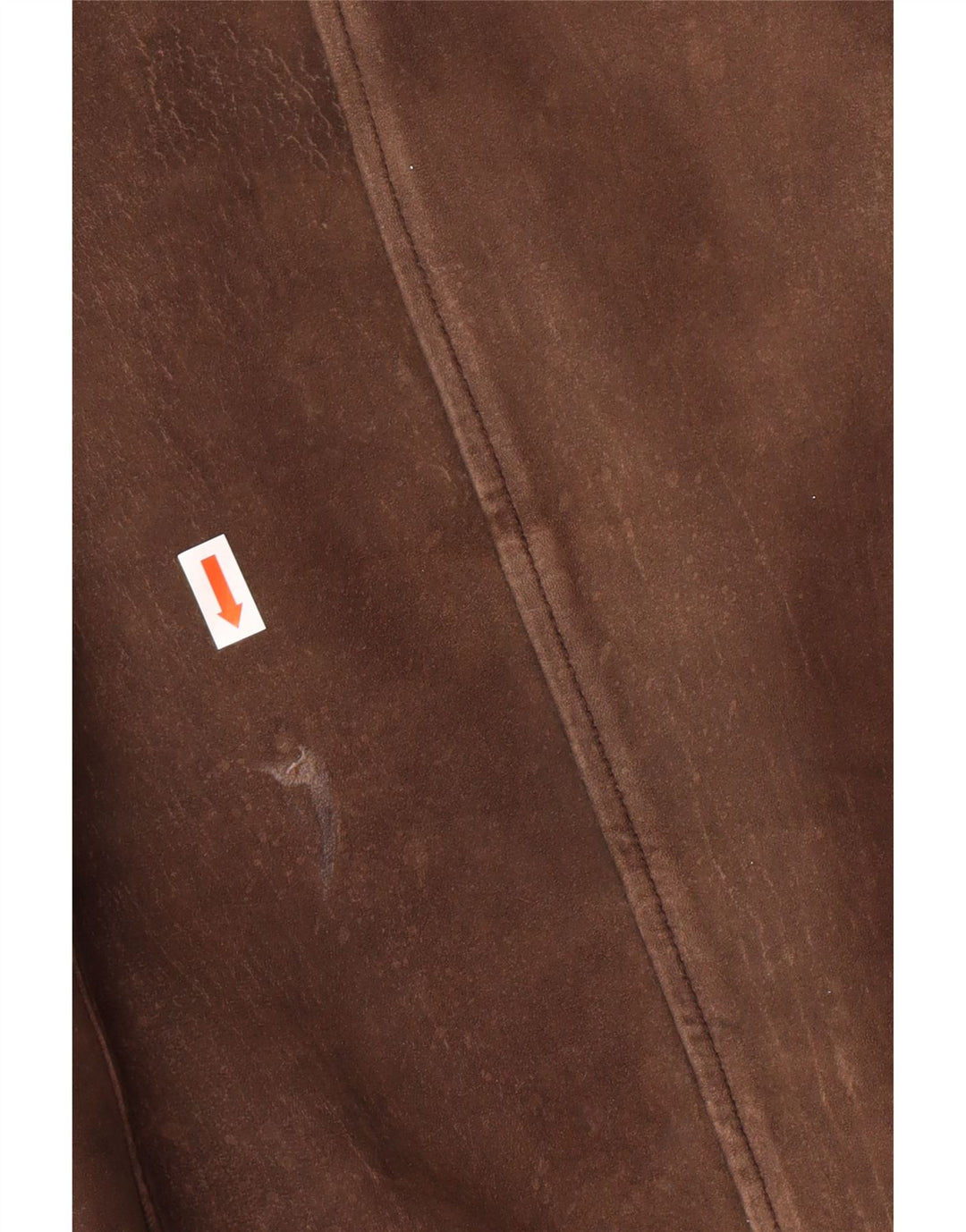 Giacca in pelle vintage da uomo UK 42 XL in pelle marrone
