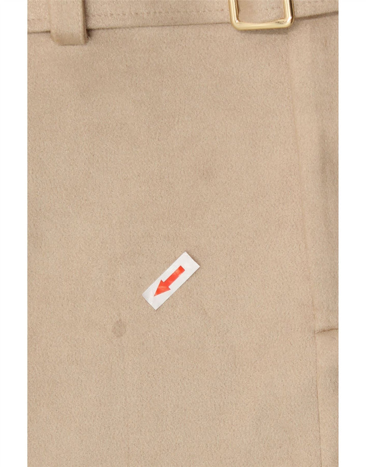 Minigonna da donna Zara media W28 poliestere beige