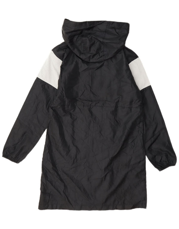 Impermeabile con cappuccio grafico Nike per ragazze 12-13 anni Large Black Colourblock