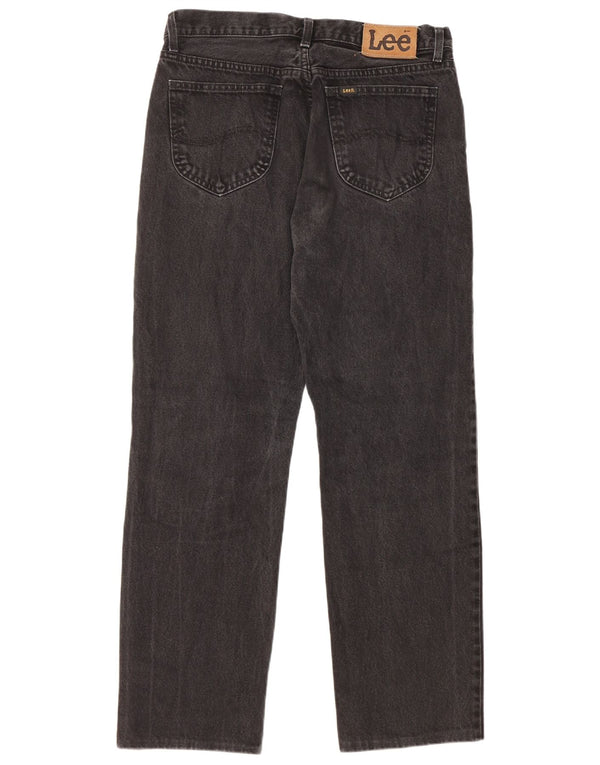 Jeans dritti Chicago da uomo Lee W34 L29 cotone nero