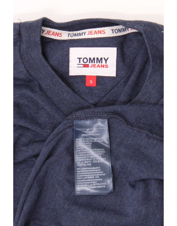 T-shirt da uomo Tommy Hilfiger Top Small in cotone blu navy