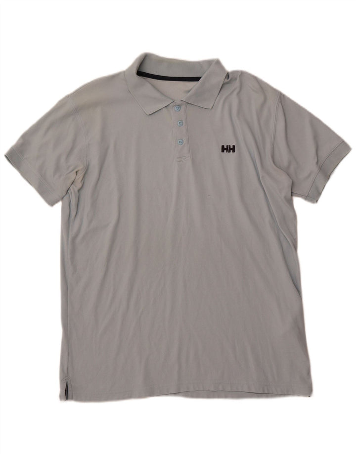 Polo da uomo HELLY HANSEN grande blu in poliammide