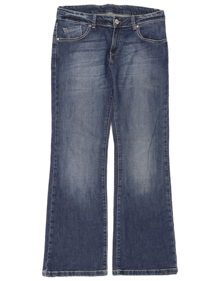 Jeans Bootcut da donna Marks & Spencer UK 12 Medio W33 L30 Cotone blu