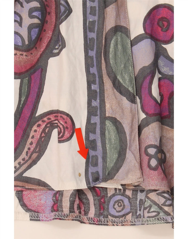 TRU Womens Oversized Shirt Blouse EU 40 Medium Multicoloured Paisley Vintage Tru and Second-Hand Tru from Messina Hembry 